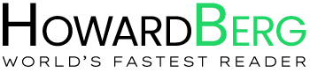 Howard Berg - Worlds Fastest Reader